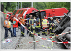 Muere una persona en el descarrilamiento de un tren turístico en Suiza