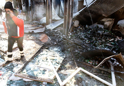 FOTOGALERIA: Restos del bombardeo