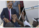 El expresidente Aristide regresa a Haití dos días antes de la segunda vuelta de las presidenciales El expresidente Aristide regresa a Haití dos días antes de la segunda vuelta de las presidenciales
