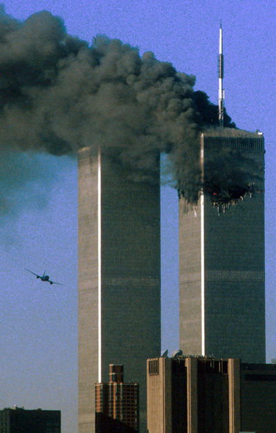 FOTOGALERIA: La segunda avioneta contra las Torres Gemelas