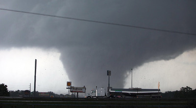 FOTOGALERIA: En el paso del huracán