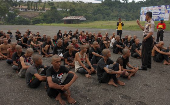 Los punk no gustan en Indonesia