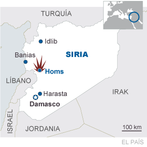 Siria se instala en la guerra civil tras la matanza de Homs