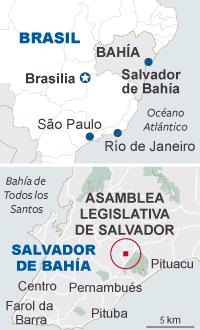 La policía pone a prueba a Brasil
