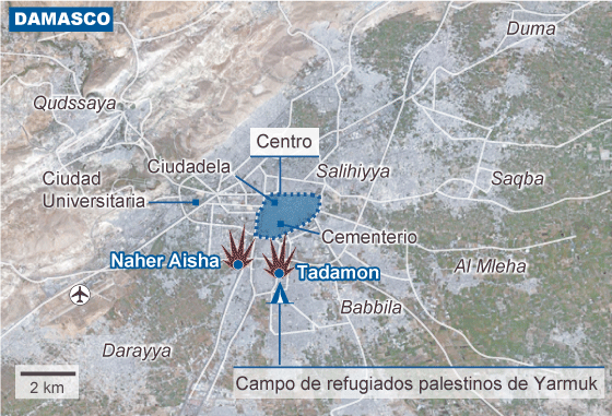 El Asad lucha por reconquistar Damasco