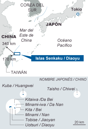 Pekín envía buques patrulleros a las islas disputadas con Japón