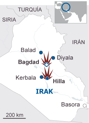 Una serie de atentados contra chiíes deja al menos 31 muertos en Irak
