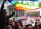 Concentración por el matrimonio gay Concentración por el matrimonio gay