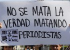 Los periodistas protestan en México para exigir seguridad