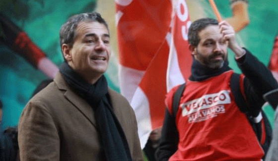El candidato Andrés Velasco.