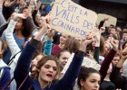 Estudiantes protestan en París por la deportación de una niña kosovar