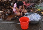 La llegada de otra tormenta a Leyte dificulta el reparto de ayuda