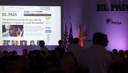 Festa de lançamento da edição do EL PAÍS no Brasil.