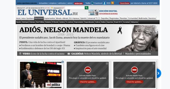 La prensa mundial recuerda la vida de Nelson Mandela