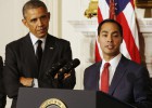 El hispano Julián Castro sube a la Casa Blanca de la mano de Obama