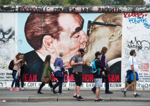 Fragmento da famosa East Side Gallery.