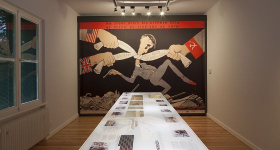 Una de las salas del museo germano-ruso de Karlshorst.