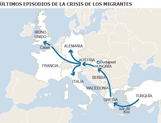 La crisis migratoria en Europa
