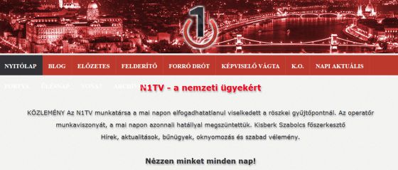 Comunicado de N1TV para despedir a Petra Laszlo
