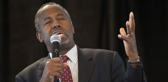Ben Carson, la semana pasada en St. Louis.