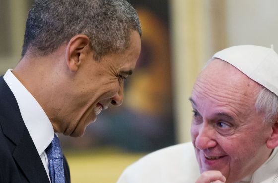Obama y el papa Francisco