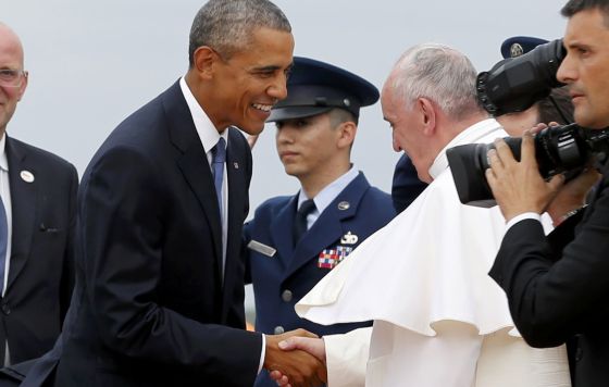 Obama saluda al papa Francisco