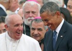 El Papa visita a Obama en la Casa Blanca en su primer acto en EE UU El Papa visita a Obama en la Casa Blanca en su primer acto en EE UU