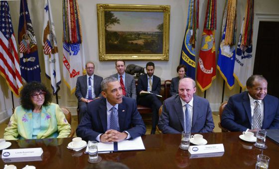 Obama en su reunión con empresarios