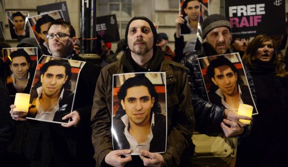 El bloguero saudí Raif Badawi