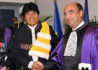 Pau homenajea a Evo Morales por su política anticapitalista