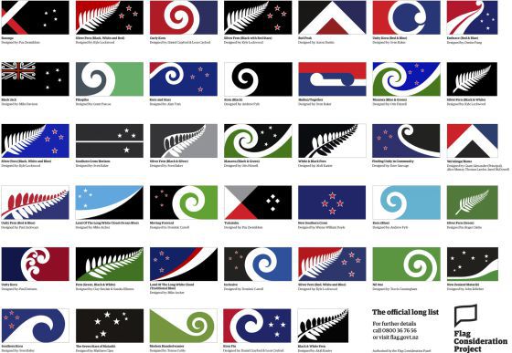 Nueva Zelanda elige la bandera que competirá con la actual en referendo