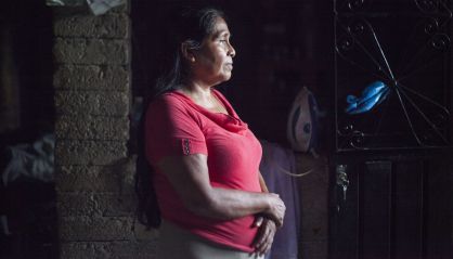 Zenaida Candía, en la cocina de su casa de Iguala, Guerrero. Zenaida Candía, en la cocina de su casa de Iguala, Guerrero.