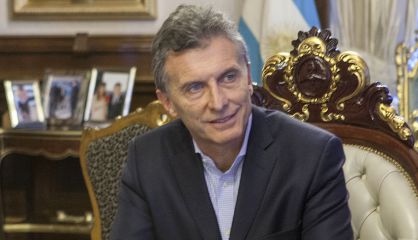 El presidente argentino, Mauricio Macri, este lunes en Buenos Aires.