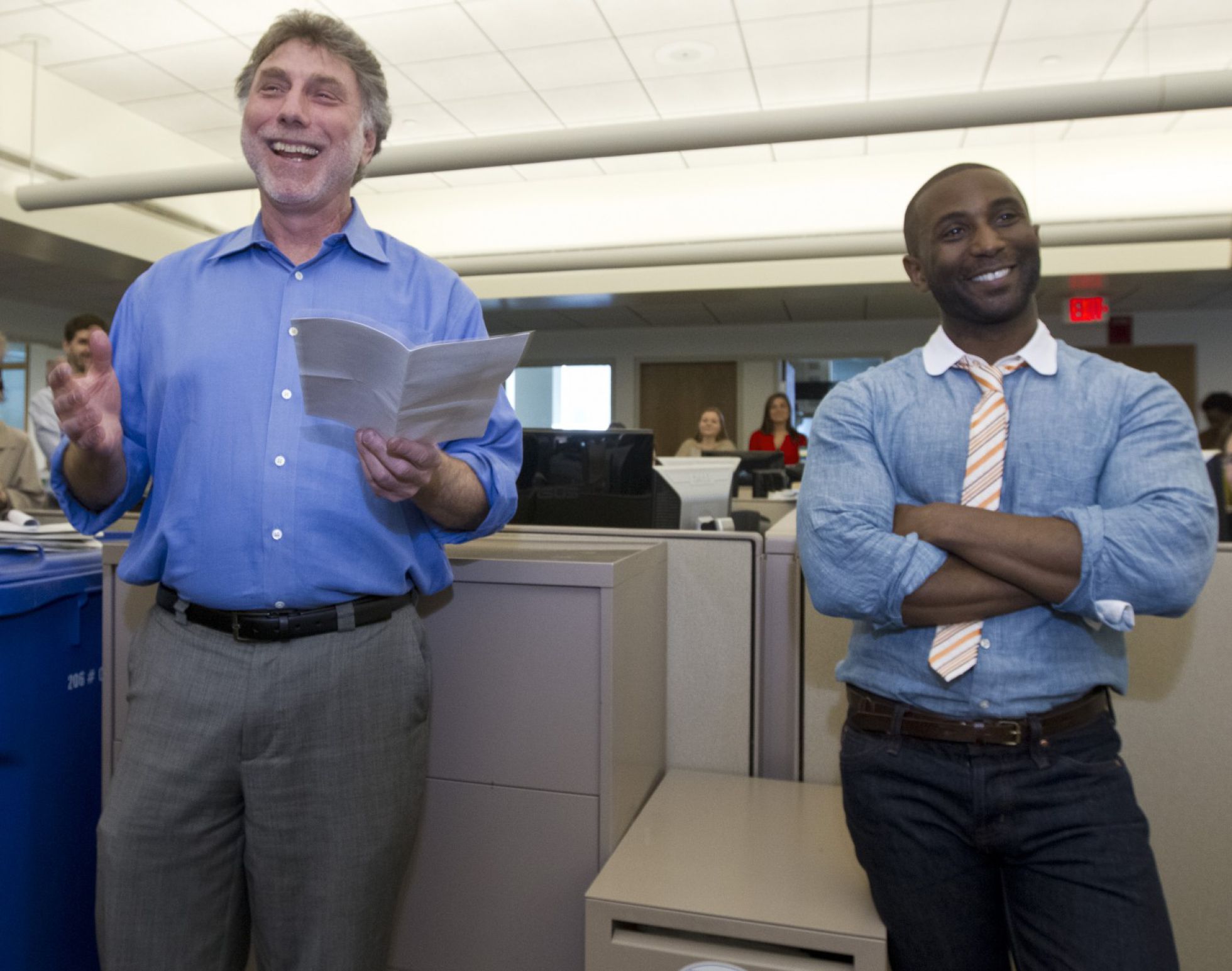 Martin Baron, a la izquierda, director del Washington Post Martin Baron, a la izquierda, director del Washington Post