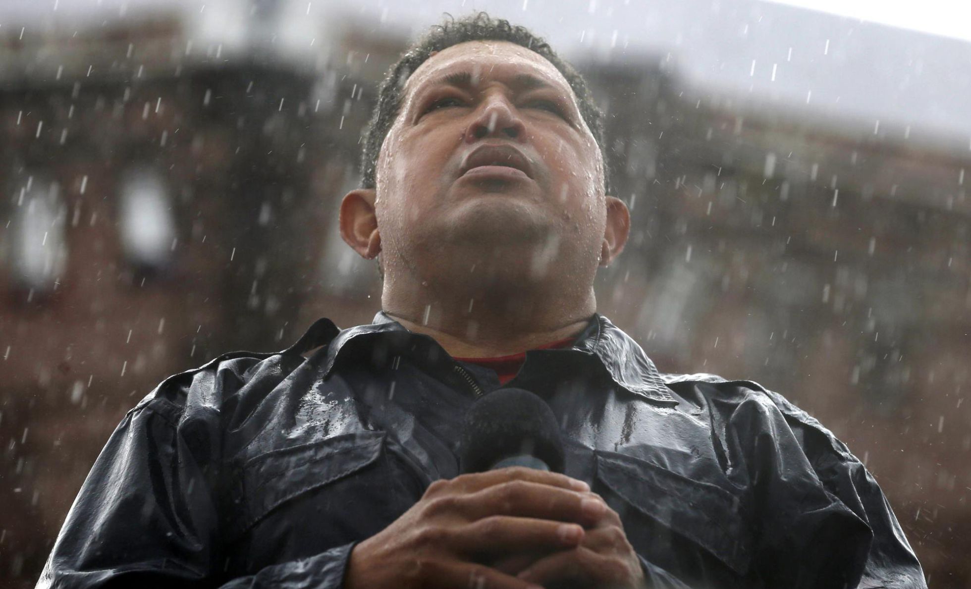 Hugo Chávez en Caracas en 2012. Hugo Chávez en Caracas en 2012.