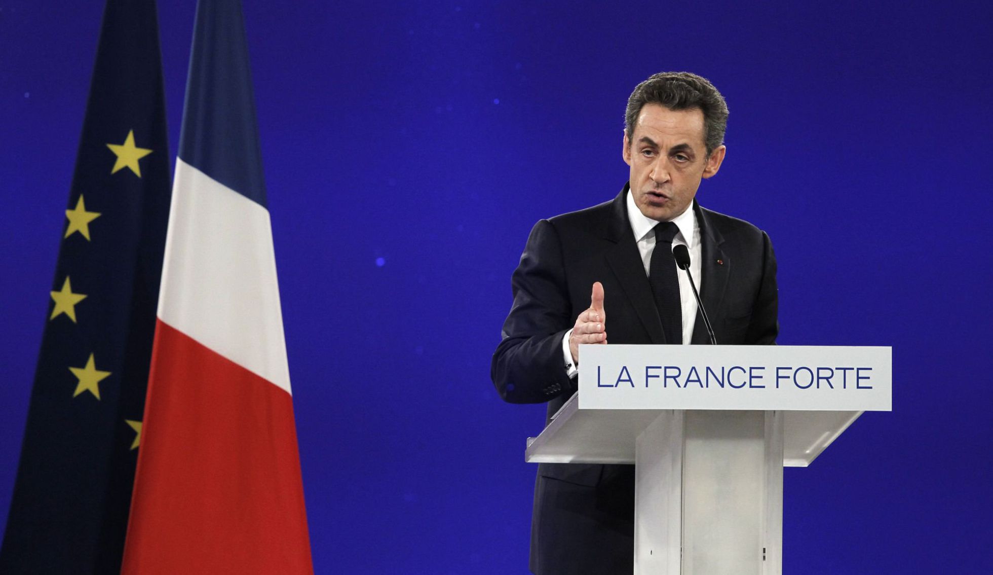 El expresidente francés Nicolas Sarkozy en 2012, en París. El expresidente francés Nicolas Sarkozy en 2012, en París.