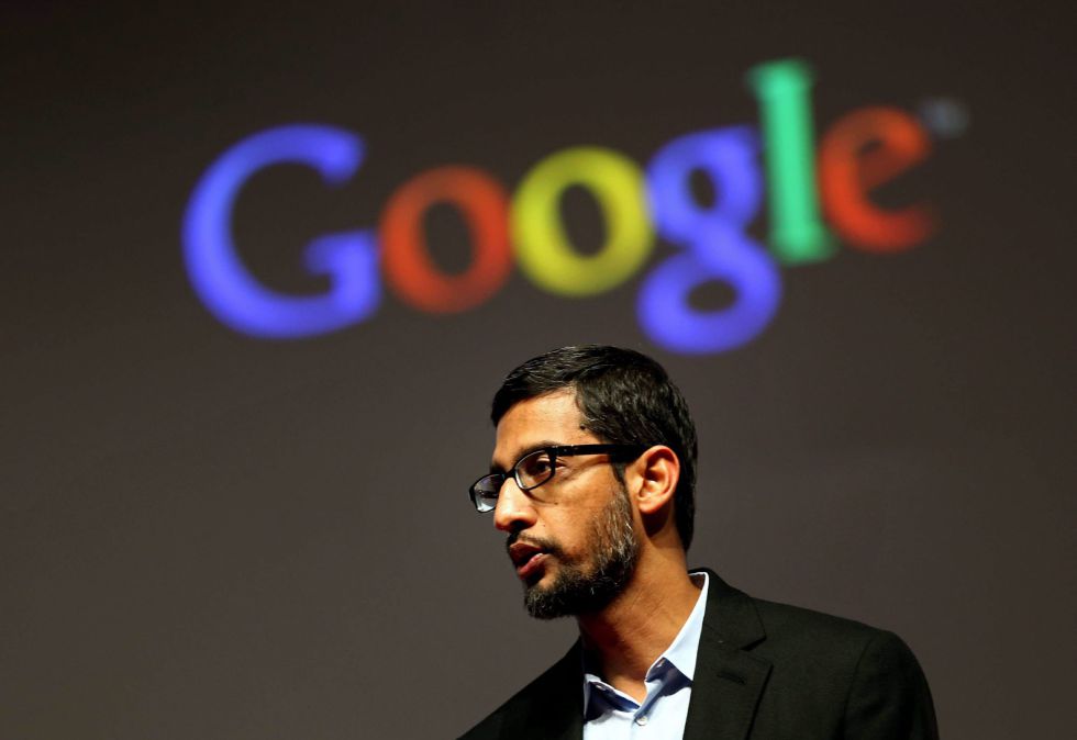 El consejero delegado de Google, Sundar Pichai. 