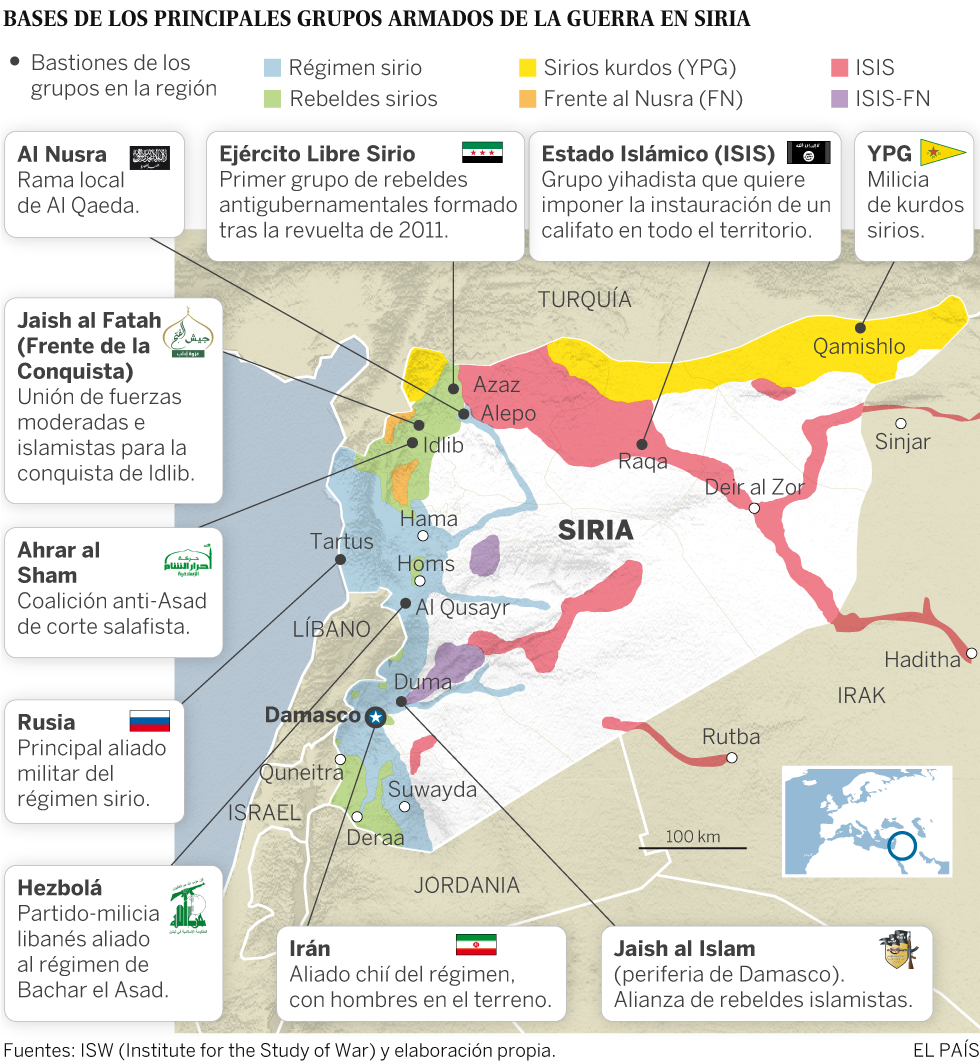 Islamistas sirios, entre Occidente y Al Qaeda