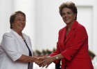 Enfraquecidas em seus países, Dilma e Bachelet trocam forças