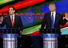 Rubio ataca la credibilidad de Trump en el debate republicano