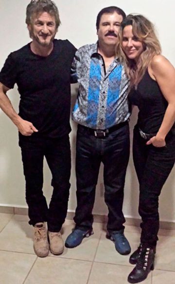 Sean Penn, el Chapo y Kate del Castillo.