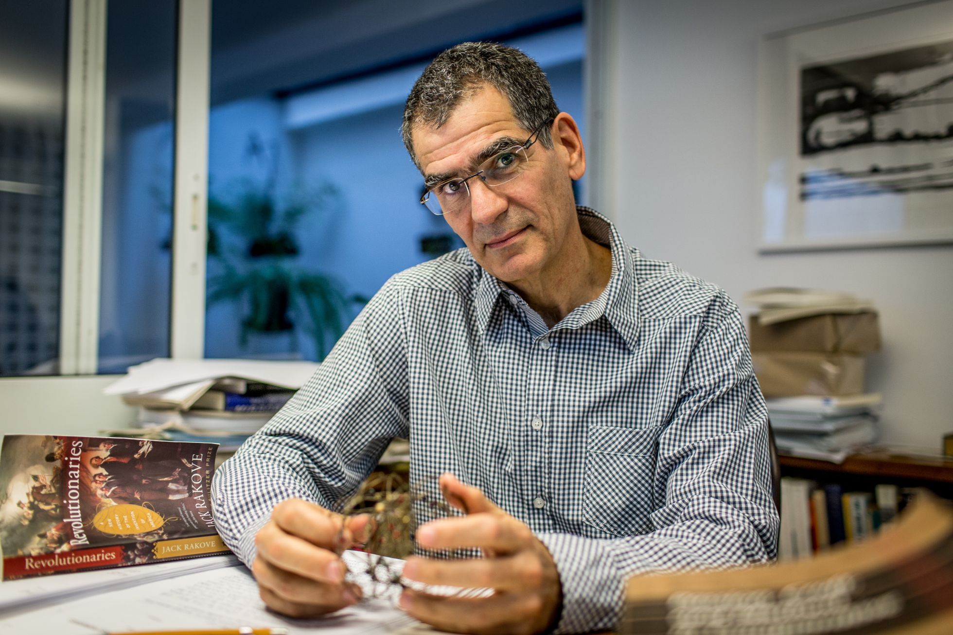 Fernando Limongi, durante la entrevista. Fernando Limongi, durante la entrevista.