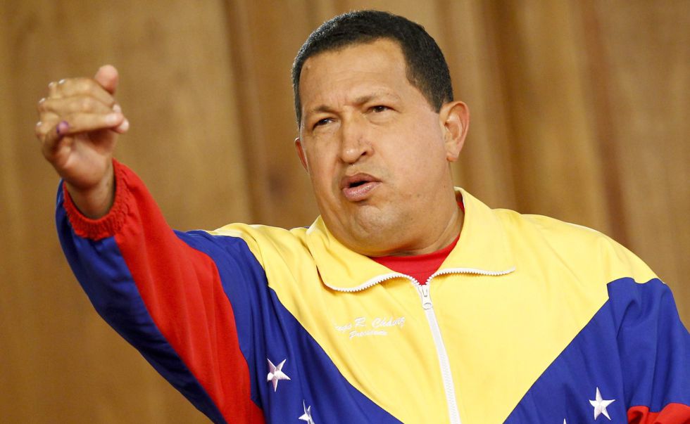 El expresidente de Venezuela, Hugo Chavez, en el palacio de Miraflores, en una imagen de 2010. 