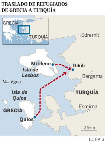 Las llegadas a Grecia no cesan pese al inicio de las deportaciones
