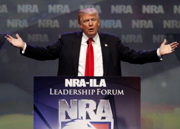 El lobby de las armas respalda
la candidatura de Donald Trump