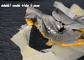 Egipto muestra las primeras imágenes de los restos del Airbus localizados