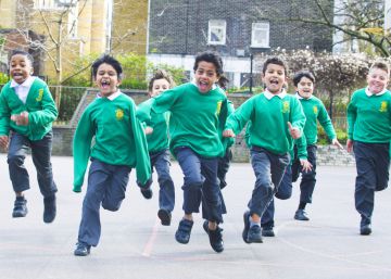 Niños en forma con la milla diaria