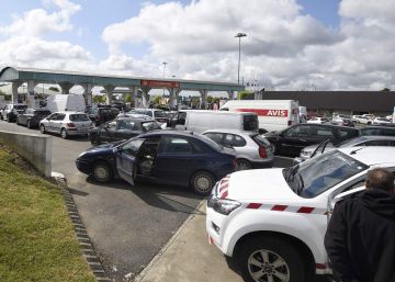 Las protestas provocan escasez de combustible en las gasolineras de Francia Las protestas provocan escasez de combustible en las gasolineras de Francia