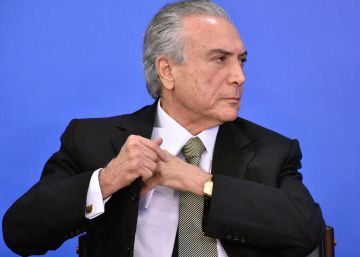 El presidente interino de Brasil, Michel Temer, el martes en Brasilia.