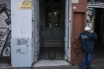 Frente del hotel de Constitución donde estuvo cautivo un niño de 10 años